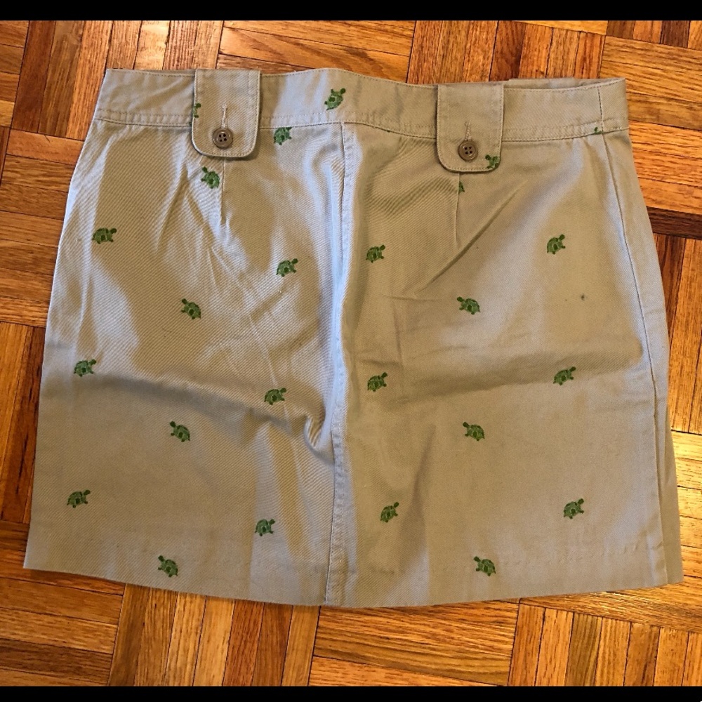JCrew Khaki Skirt with Turles